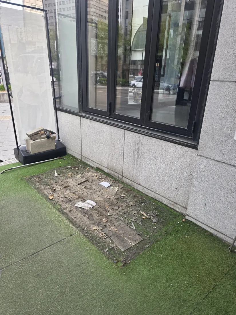 데크 계단 재설치 시공 사진